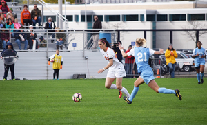 Stephanie Skilton ended her home Syracuse career with a goal in a loss to North Carolina.