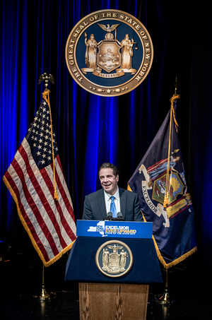 Gov. Andrew Cuomo is looking to reduce greenhouse gas emissions 40 percent by 2030 with his Drive Clean Initiative.